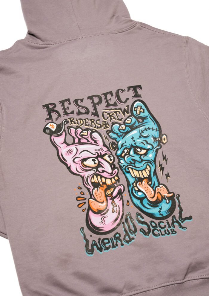 Sudadera "WEIRDOS SOCIAL CLUB" full color - Imagen 3